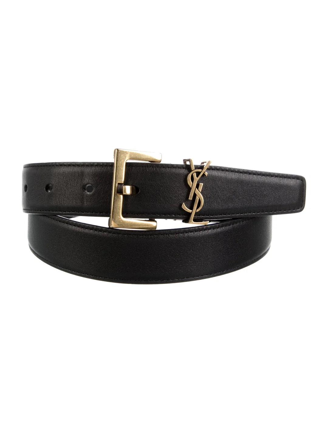 Pre Owned Saint Laurent  Leather Belt