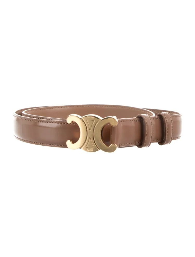 Pre owned Celine  Skinny Patent Leather Belt