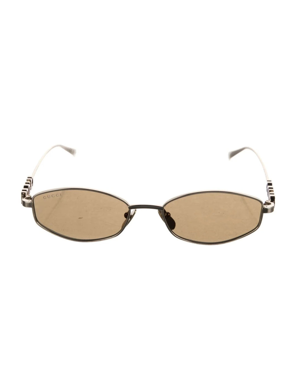 Pre Owned Gucci  Interlocking G Logo Narrow Sunglasses