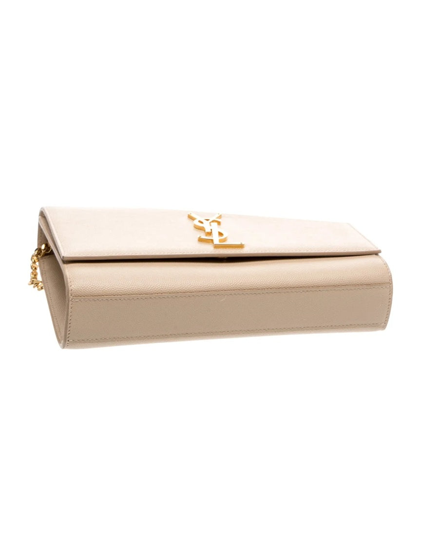 Pre Owned Saint Laurent  Leather Kate Medium