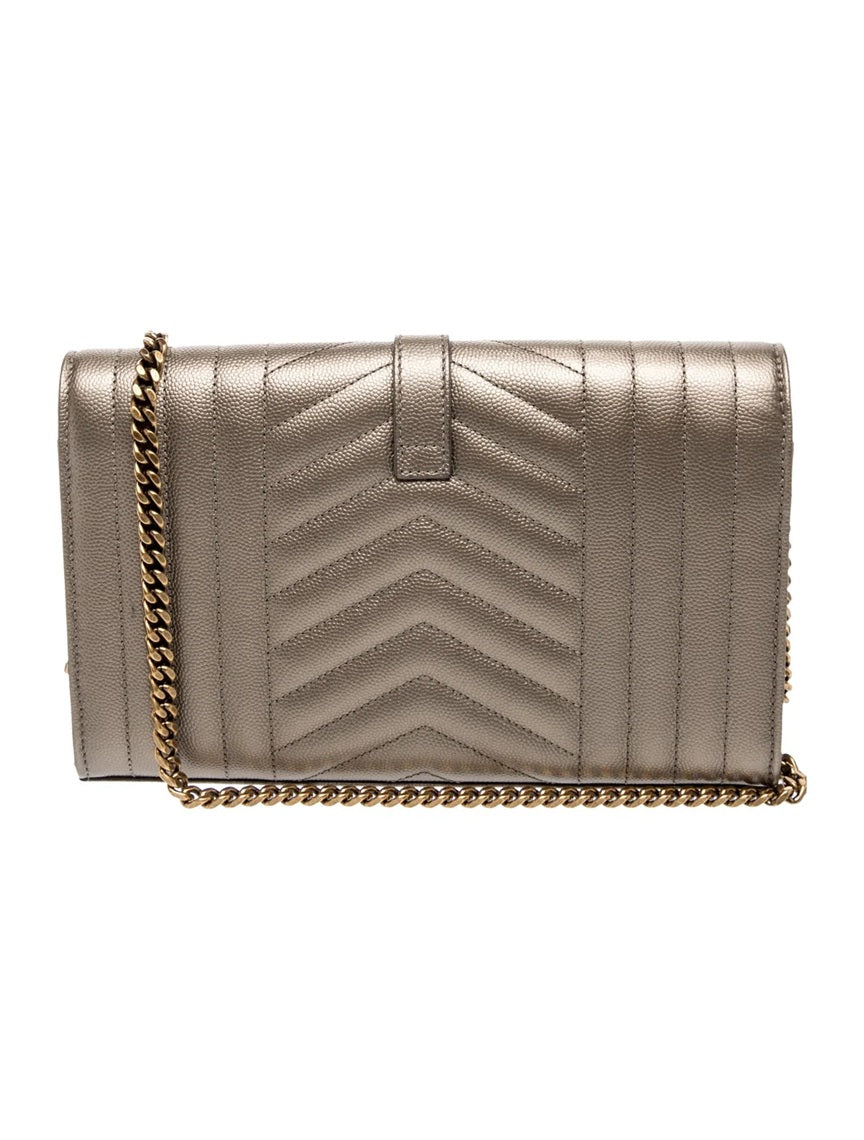 Pre Owned Saint Laurent  Leather Envelope