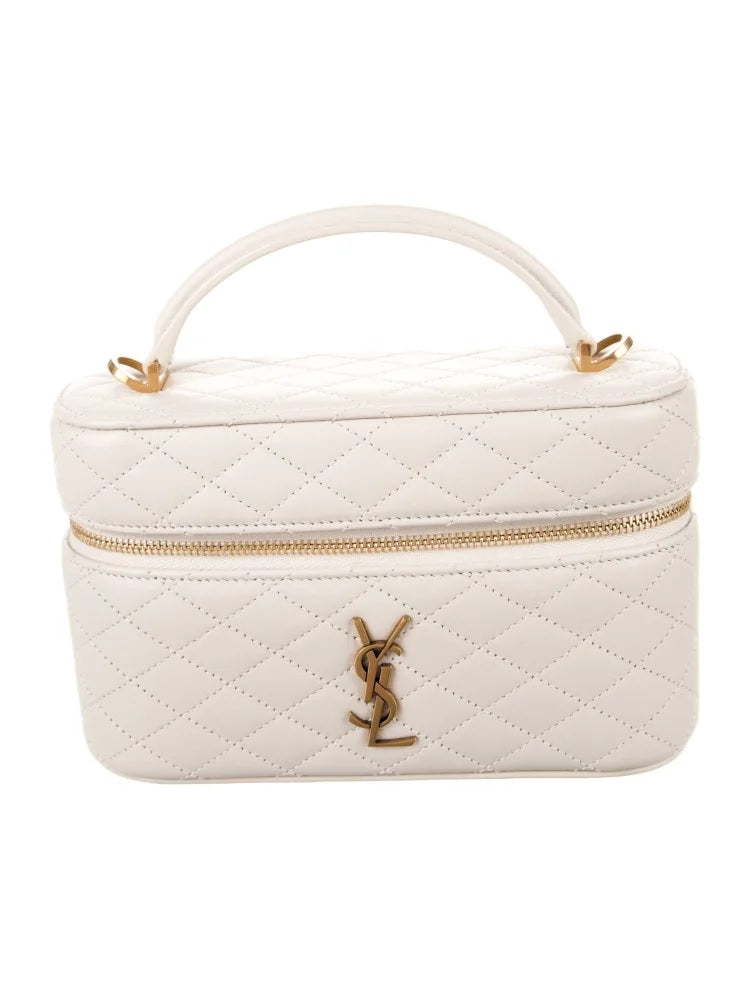 Pre owned Saint Laurent  Leather Cosmetic Bag