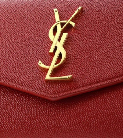 Pre Owned Saint LaurentUptown Chain Wallet Leather