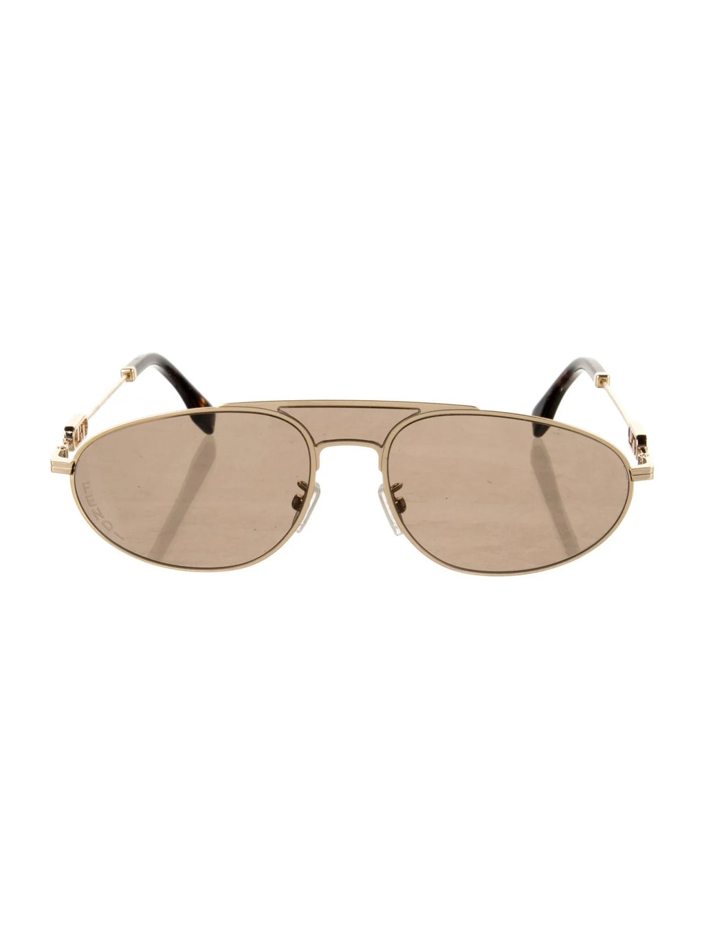 Pre Owned Fendi Aviator Tinted Sunglasses