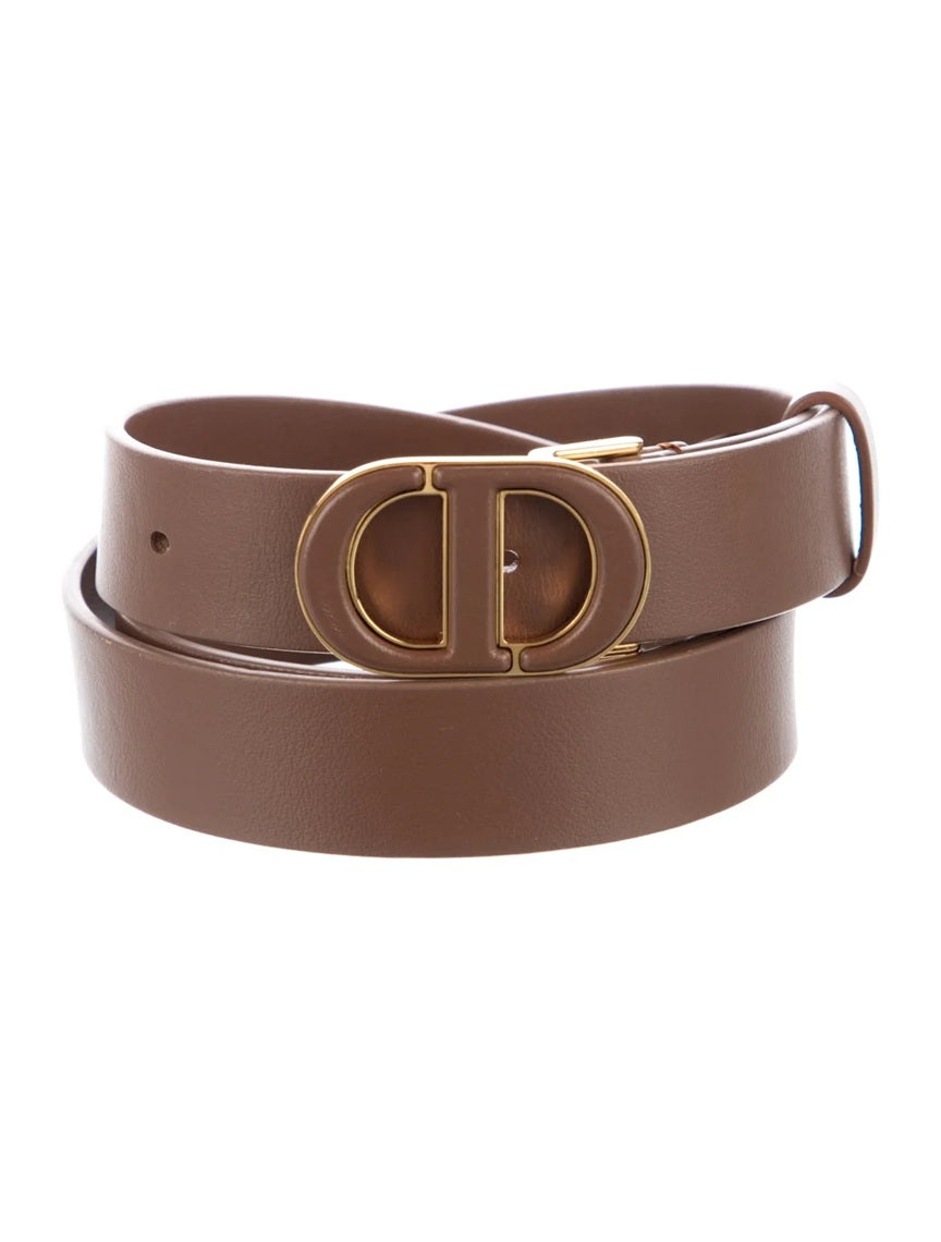 Pre Owned Christian Dior  Skinny Leather Belt Kit