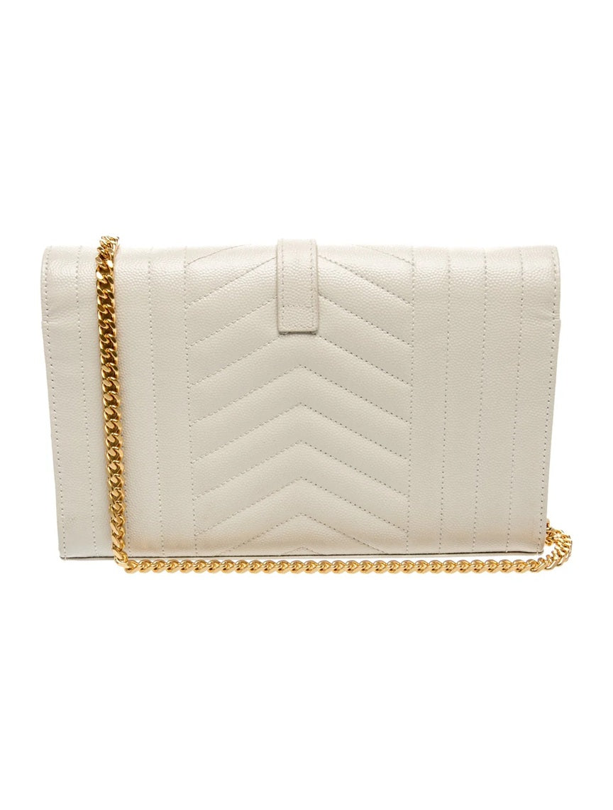 Pre Owned Saint Laurent  Leather Envelope
