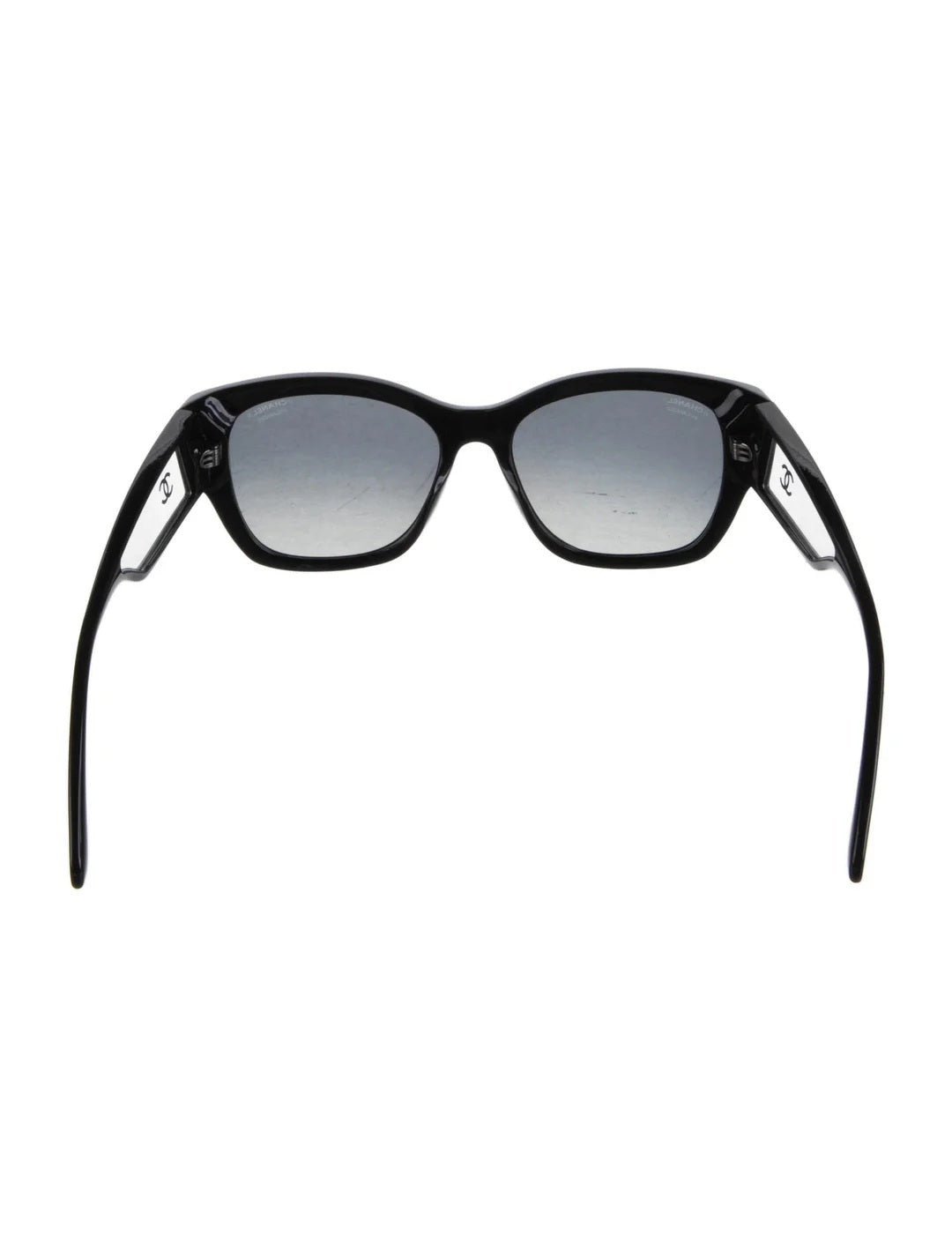 Pre Owned Chanel  Interlocking CC Logo Oversize Sunglasses