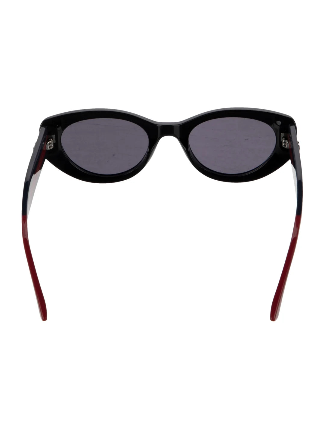 Pre Owned Gucci Sylvie Web Accent Cat-Eye Sunglasses