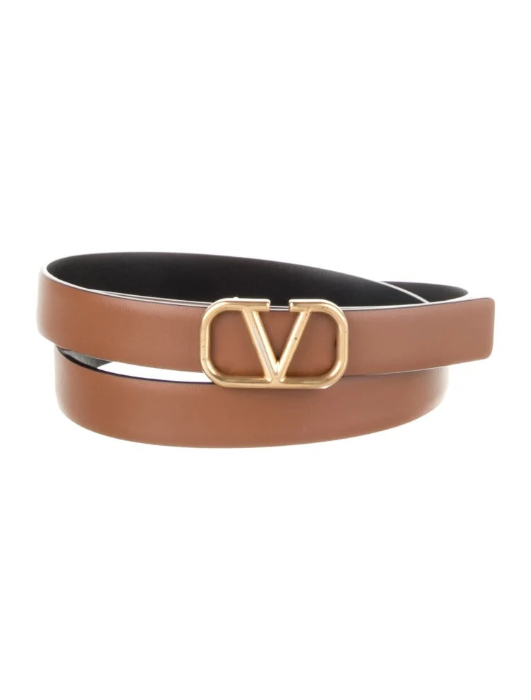 Pre Owned Valentino  Skinny Leather Belt