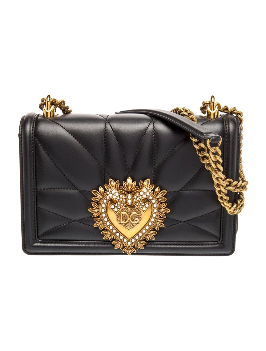 Pre Owned Dolce & Gabbana  Faux Pearl Shoulder Bag
