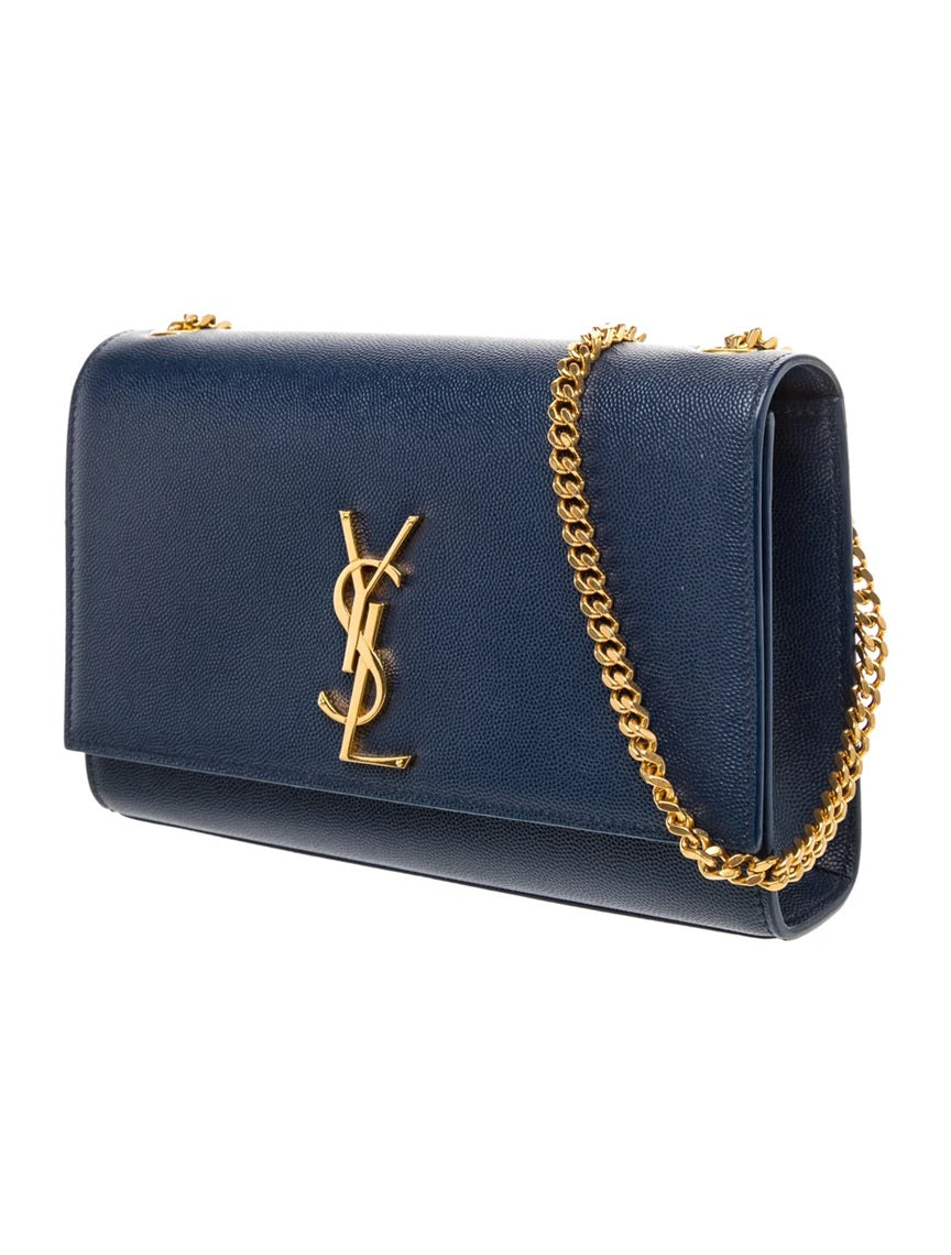 Pre Owned Saint Laurent  Leather Kate Medium