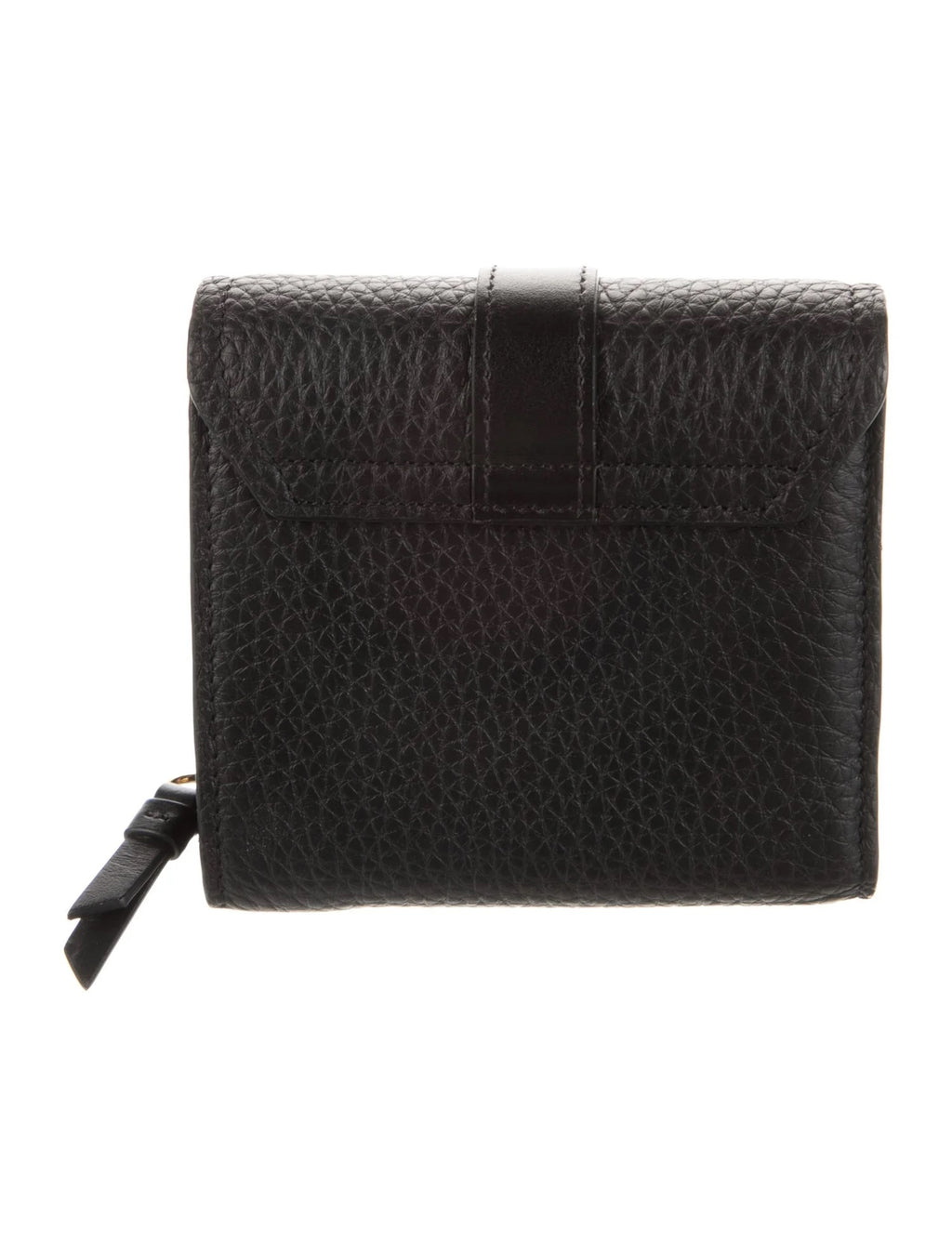 Pre Owned Chloé Leather Compact Wallet