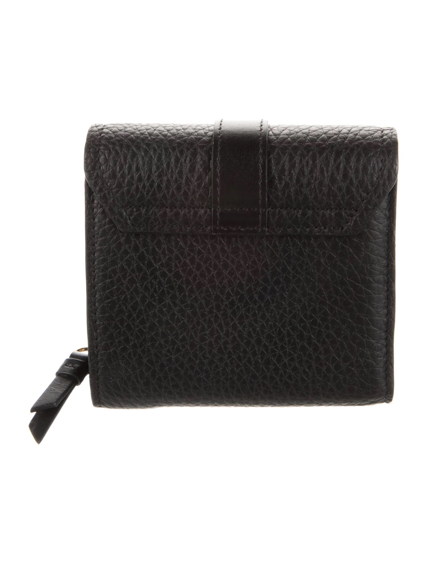 Pre Owned Chloé Leather Compact Wallet