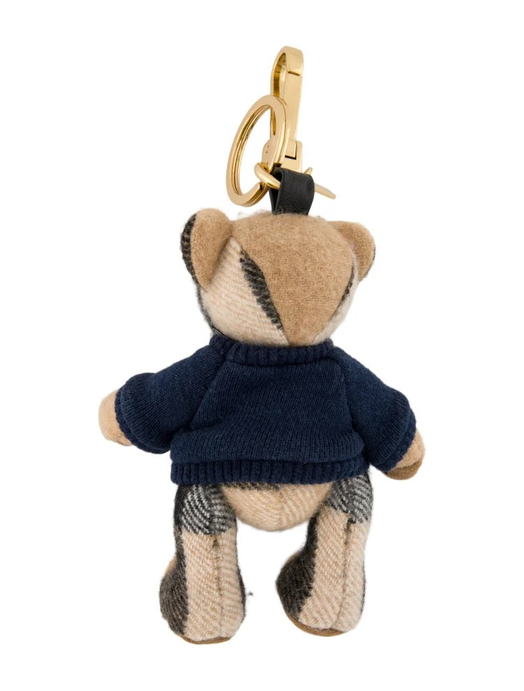 Pre Owned Burberry  Teddy Bear Keychain w/Tags