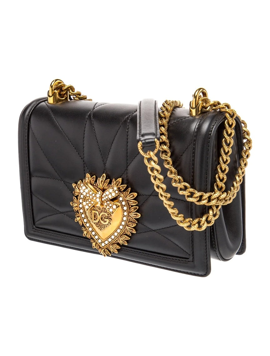 Pre Owned Dolce & Gabbana  Faux Pearl Shoulder Bag