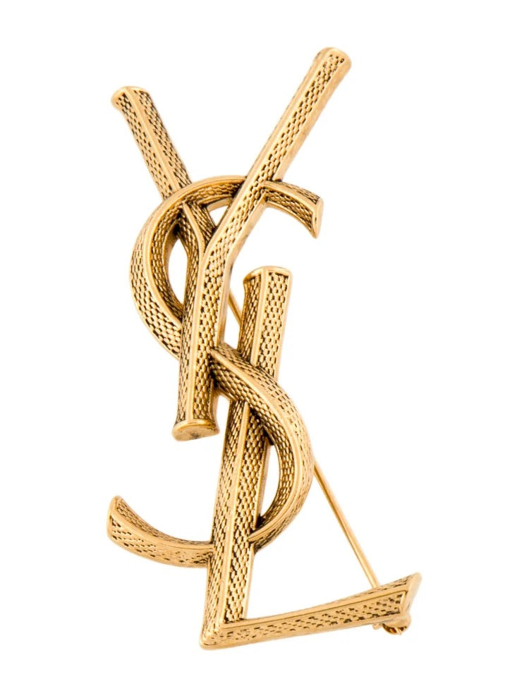 Pre Owned Yves Saint Laurent  Opyum YSL Brooch Pin