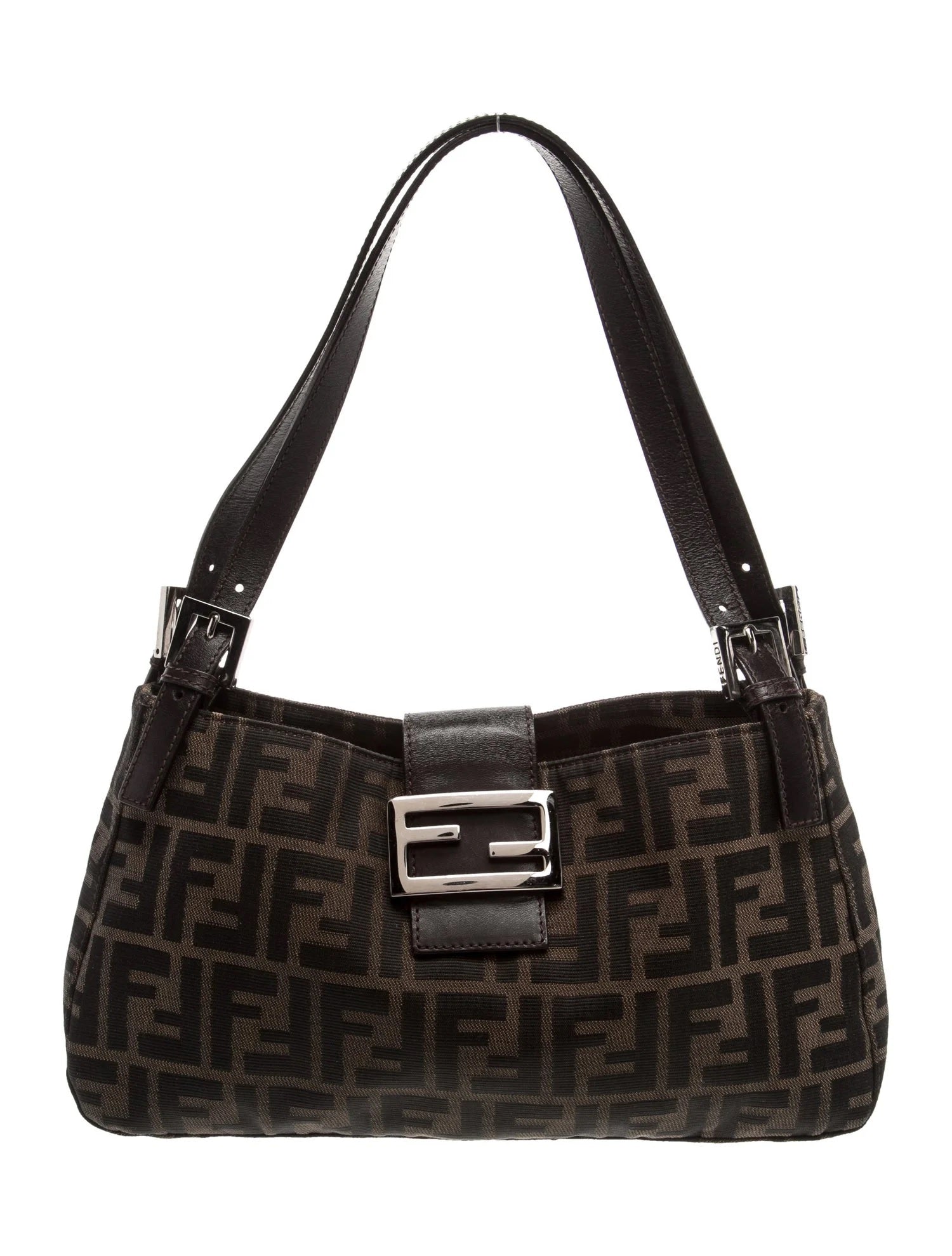 Pre Owned Fendi Zucca FF Top Handle Bag