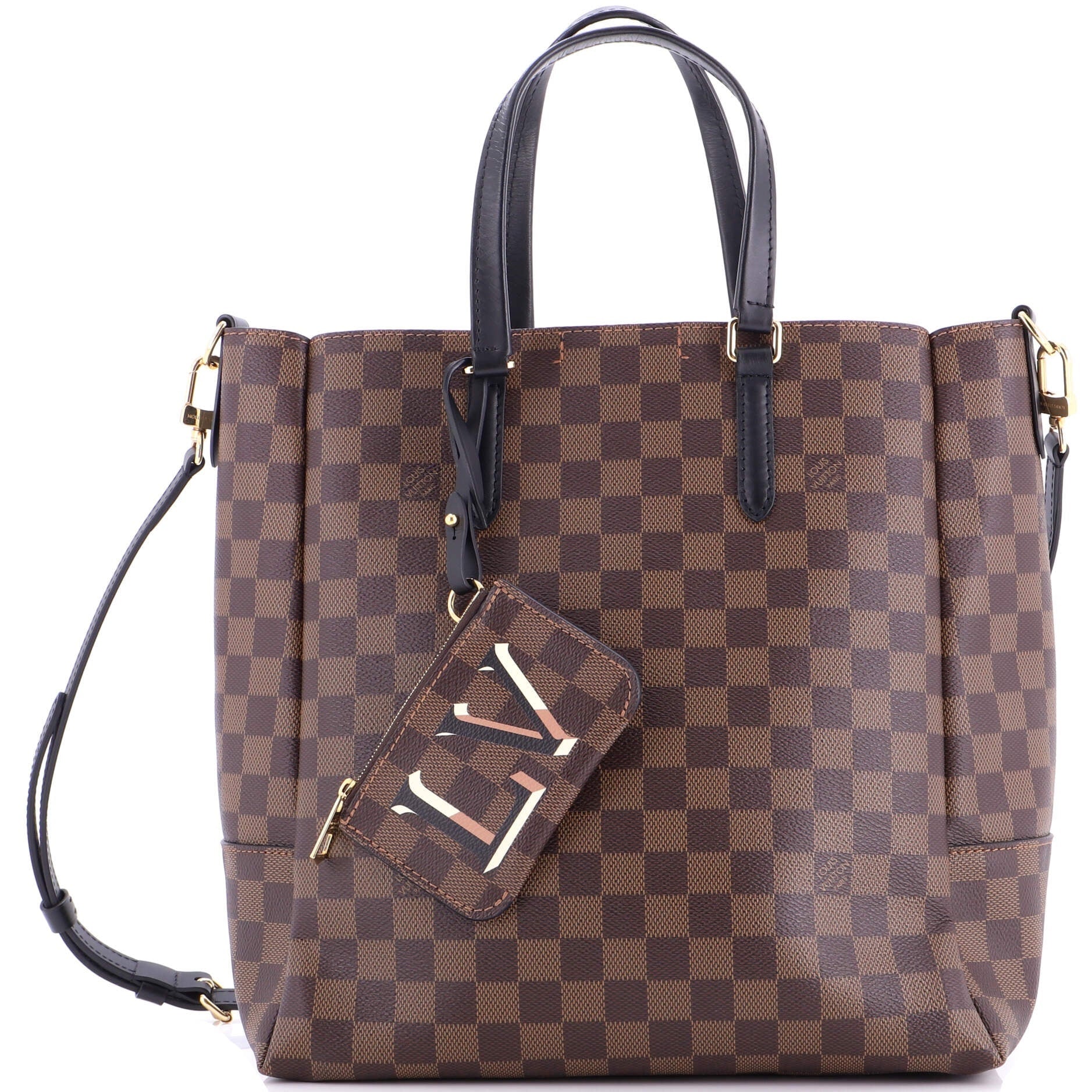 Pre Owned Louis Vuitton Belmont Tote Damier MM