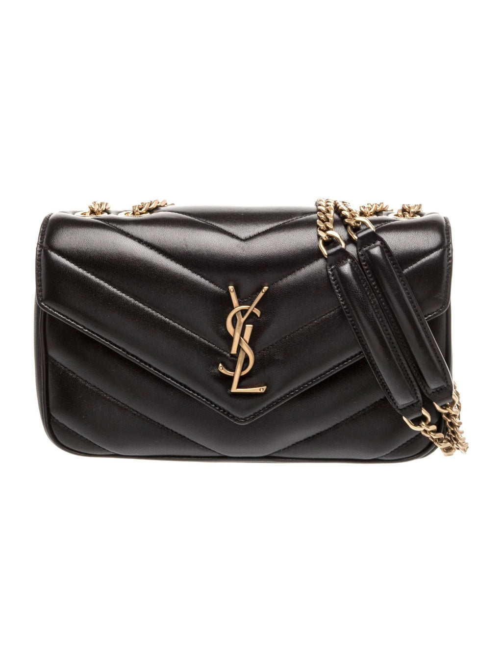 Pre Owned Saint Laurent Leather LouLou