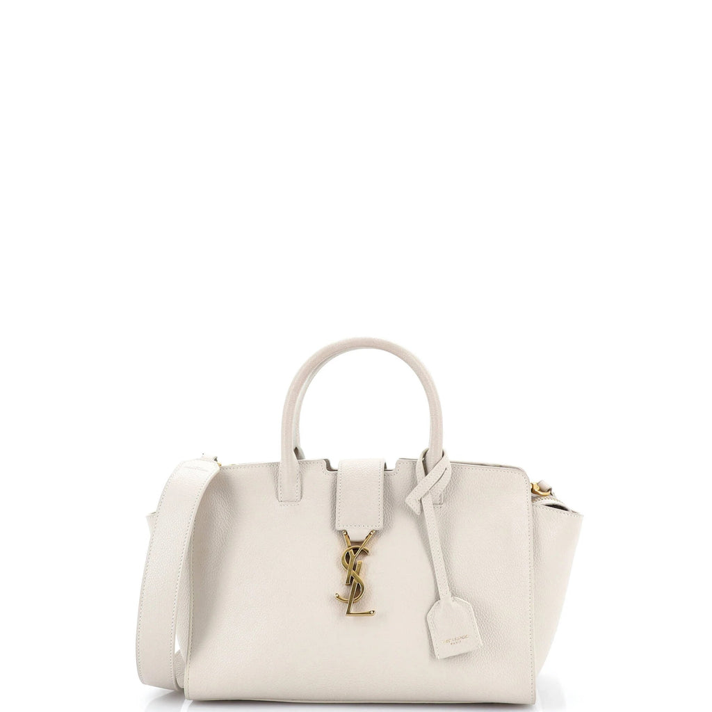 Pre Owned Saint Laurent Monogram Cabas Downtown Leather Baby