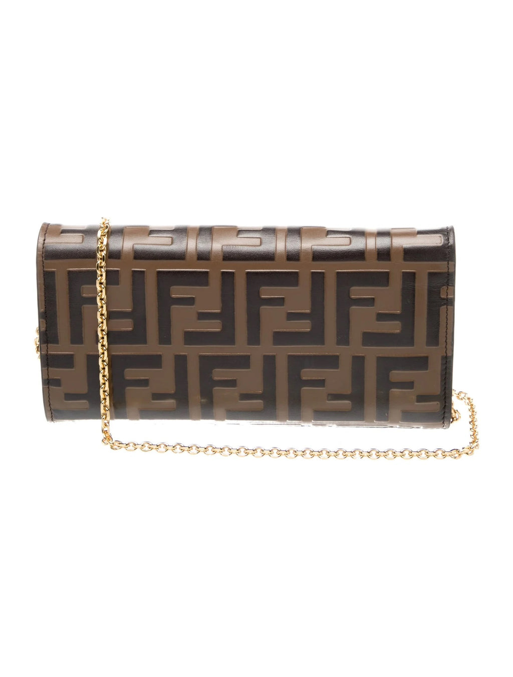 Pre Owned Fendi Leather Crossbody Bag