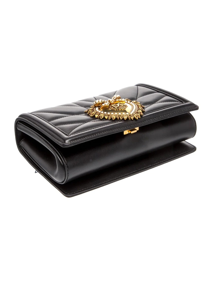 Pre Owned Dolce & Gabbana  Faux Pearl Shoulder Bag