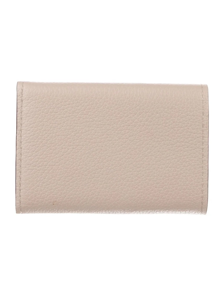 Pre Owned Louis Vuitton  2021 Leather Lockmini Wallet