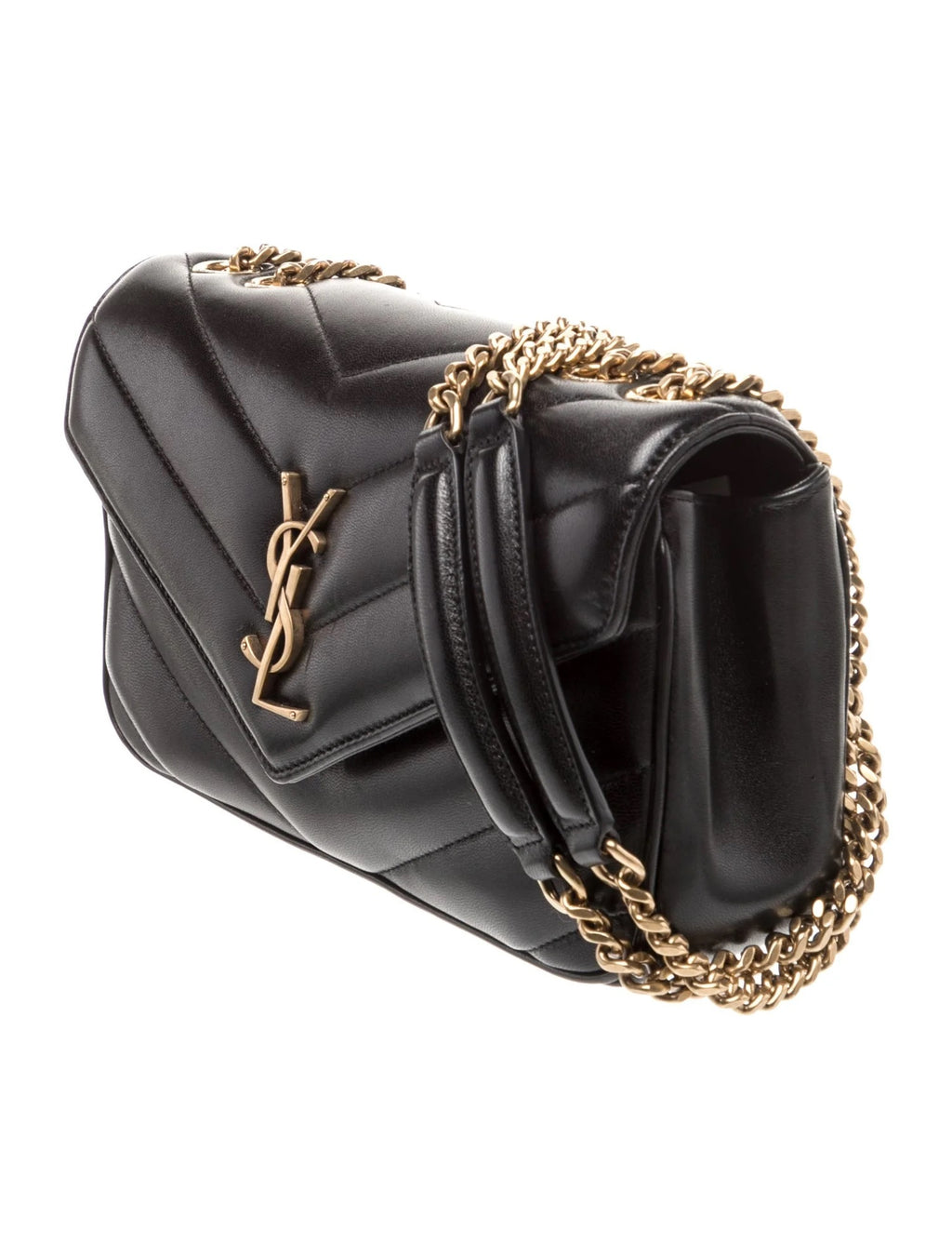 Pre Owned Saint Laurent Leather LouLou
