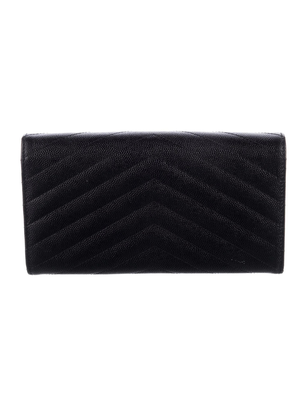 Pre Owned Saint Laurent  Leather Printed Wallet