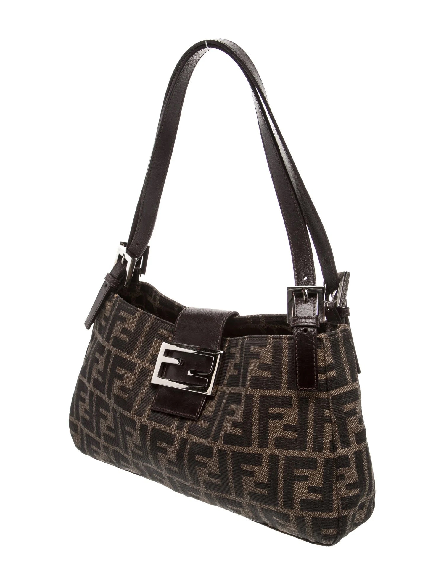 Pre Owned Fendi Zucca FF Top Handle Bag