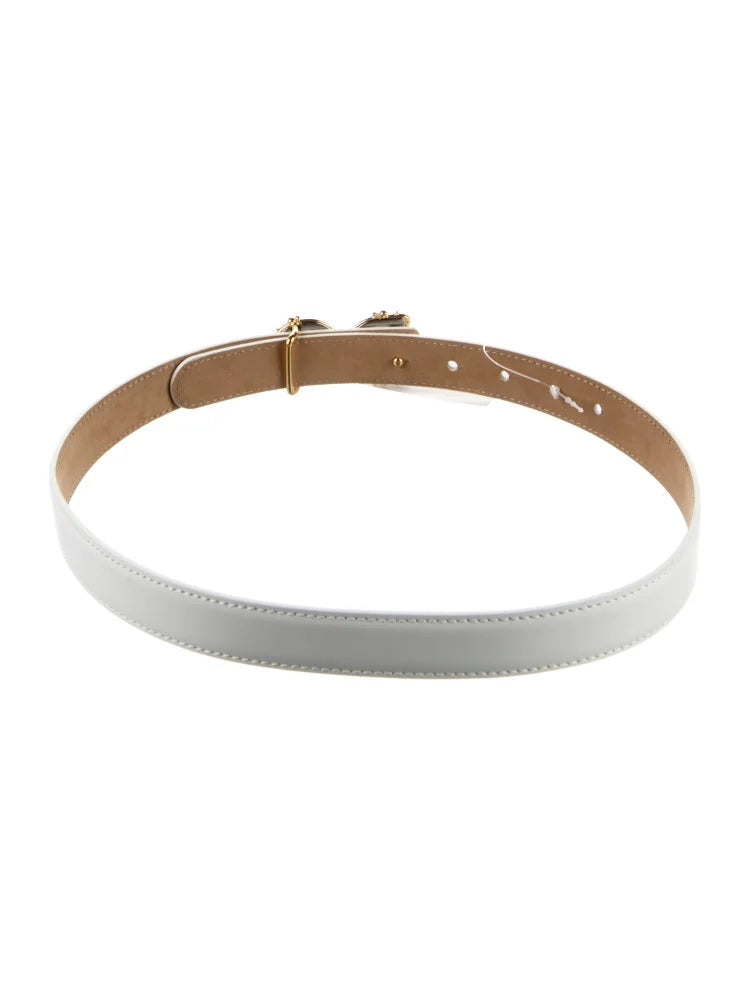 Pre Owned Dolce & Gabbana  Skinny Leather Waist Belt