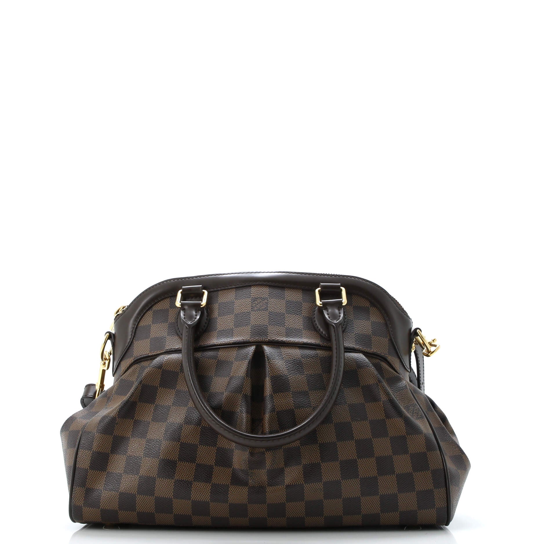 Pre Owned Louis Vuitton Trevi Handbag Damier PM
