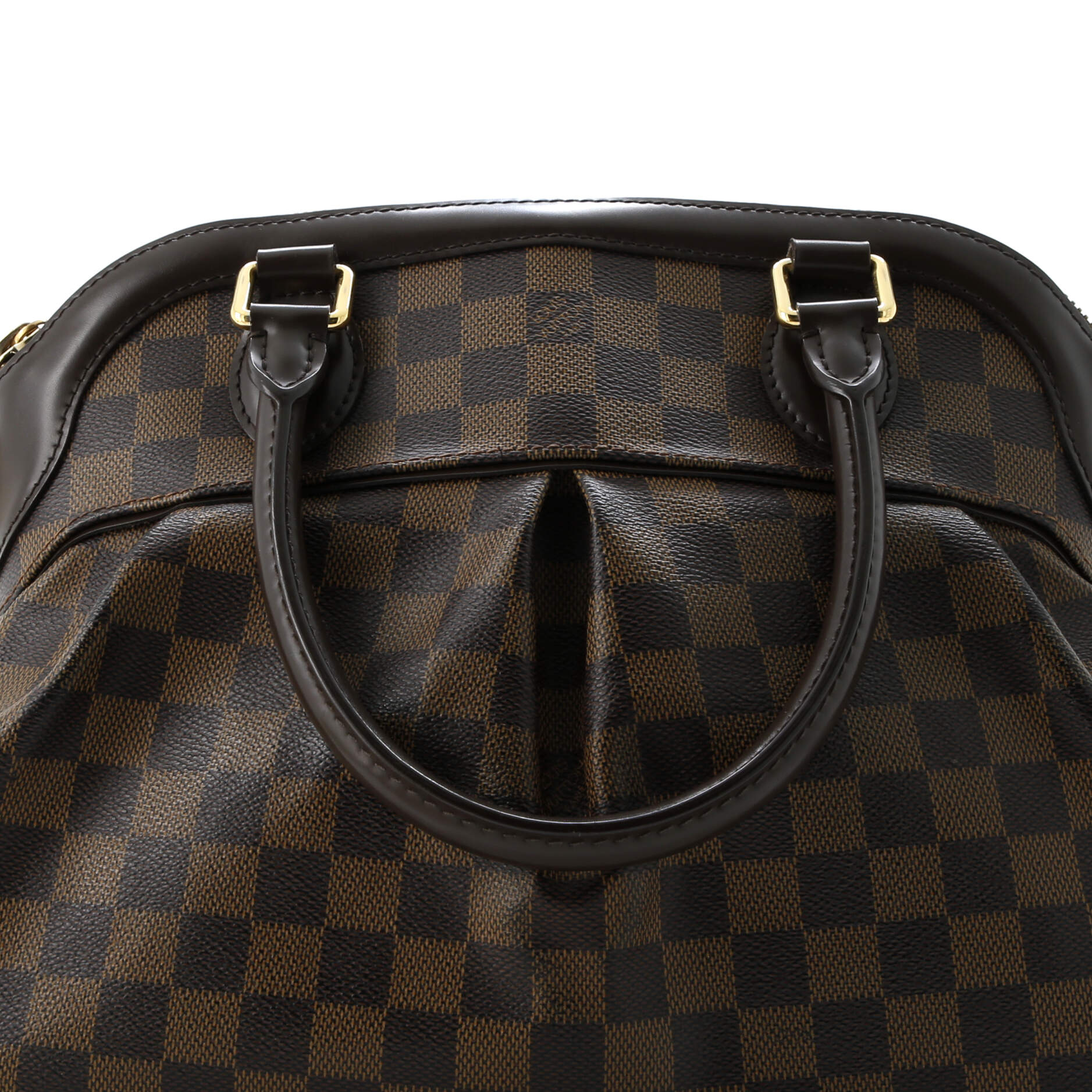 Pre Owned Louis Vuitton Trevi Handbag Damier PM