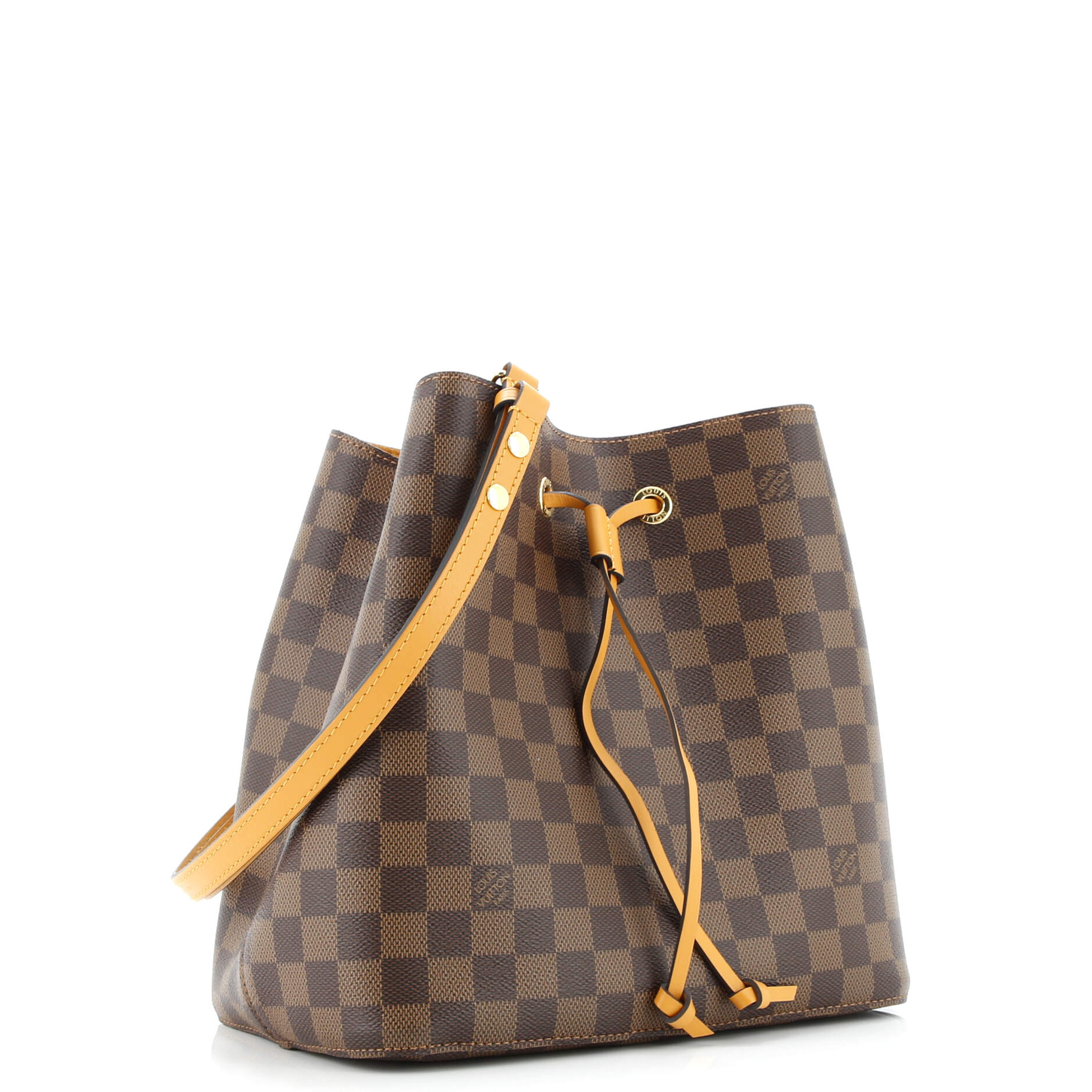 parte 2 Louis Vuitton NeoNoe Handbag Damier with Leather MM