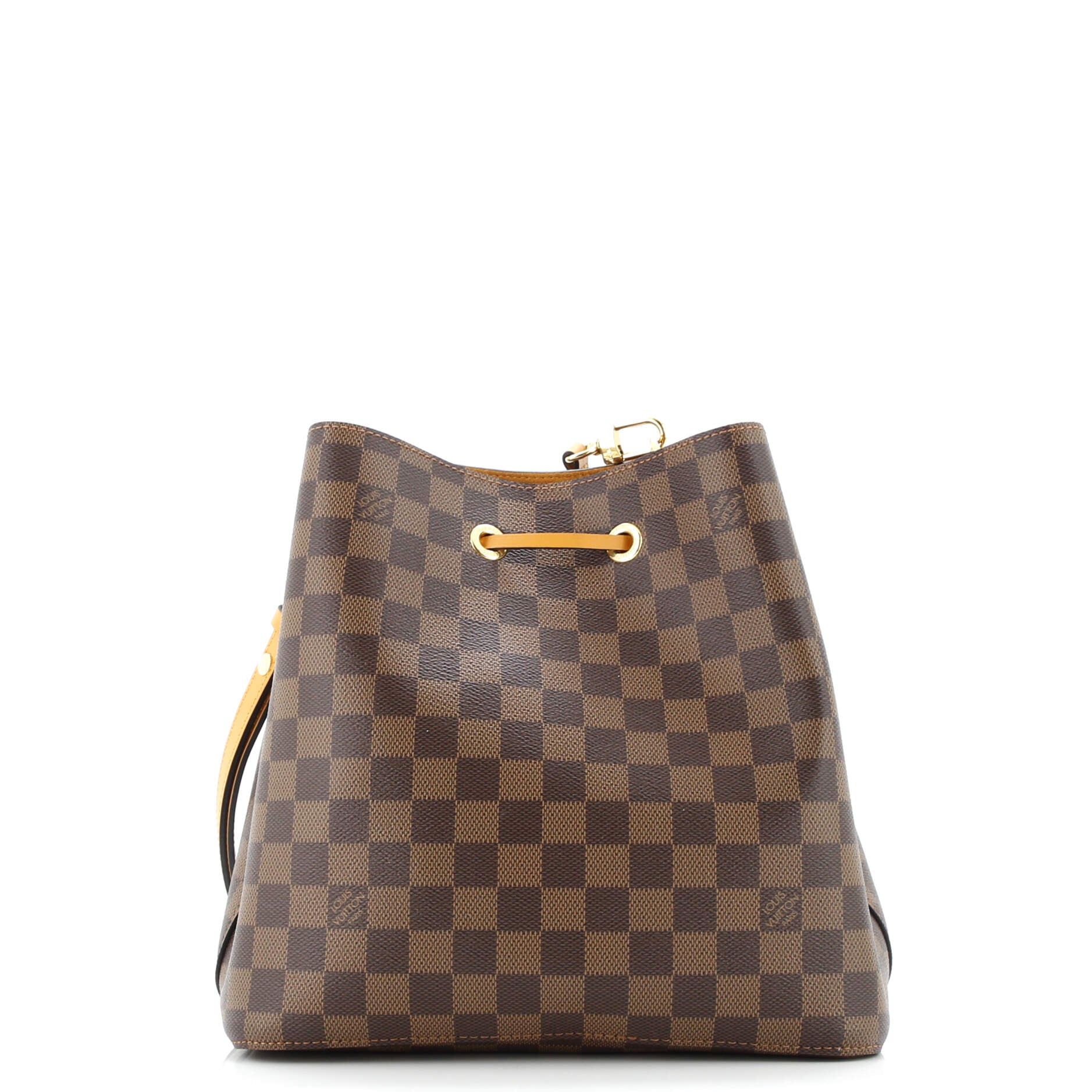 parte 2 Louis Vuitton NeoNoe Handbag Damier with Leather MM