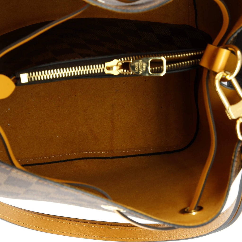 parte 2 Louis Vuitton NeoNoe Handbag Damier with Leather MM
