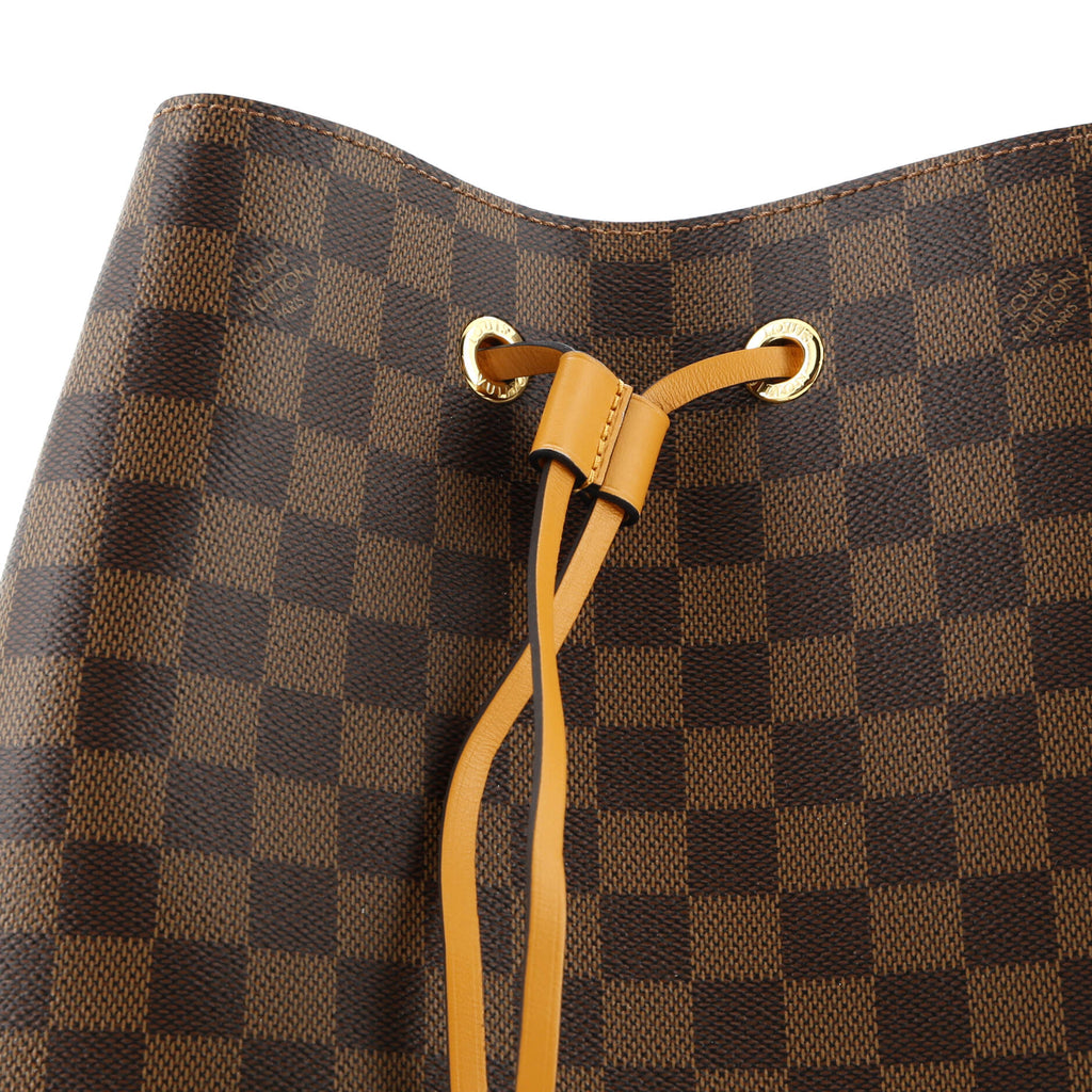 parte 2 Louis Vuitton NeoNoe Handbag Damier with Leather MM