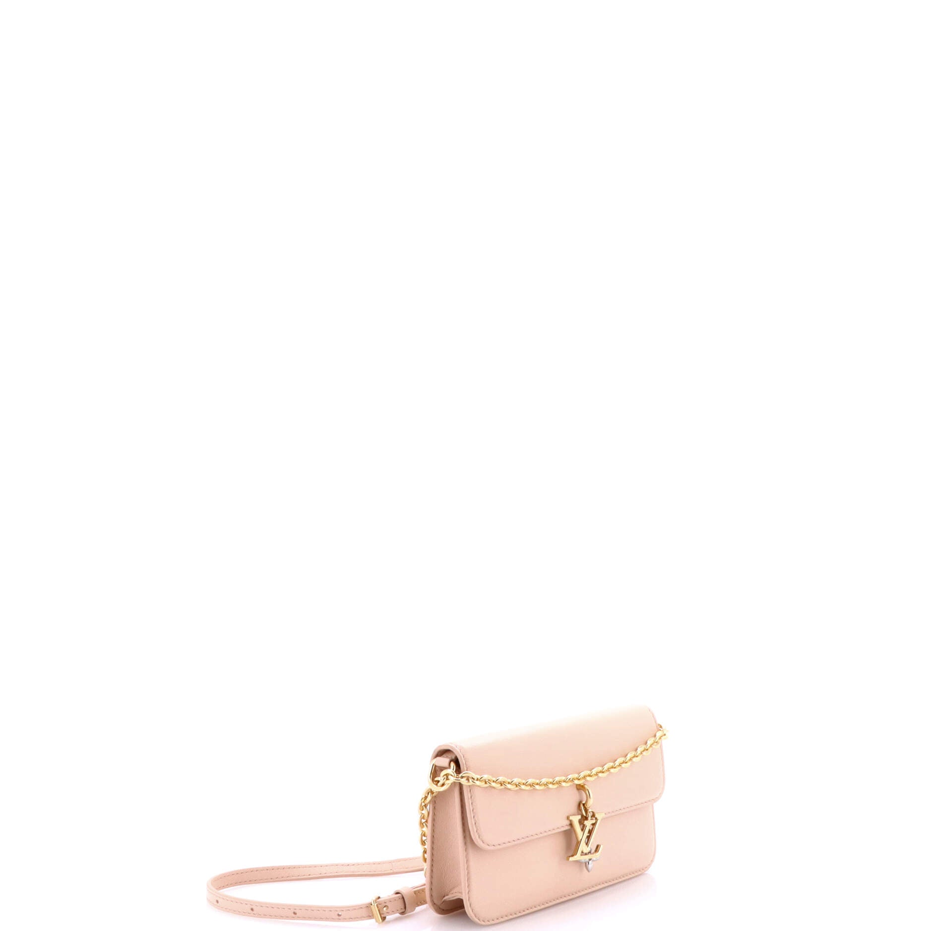 Pre Owned Louis Vuitton LV Bloom Wallet on Chain Leather