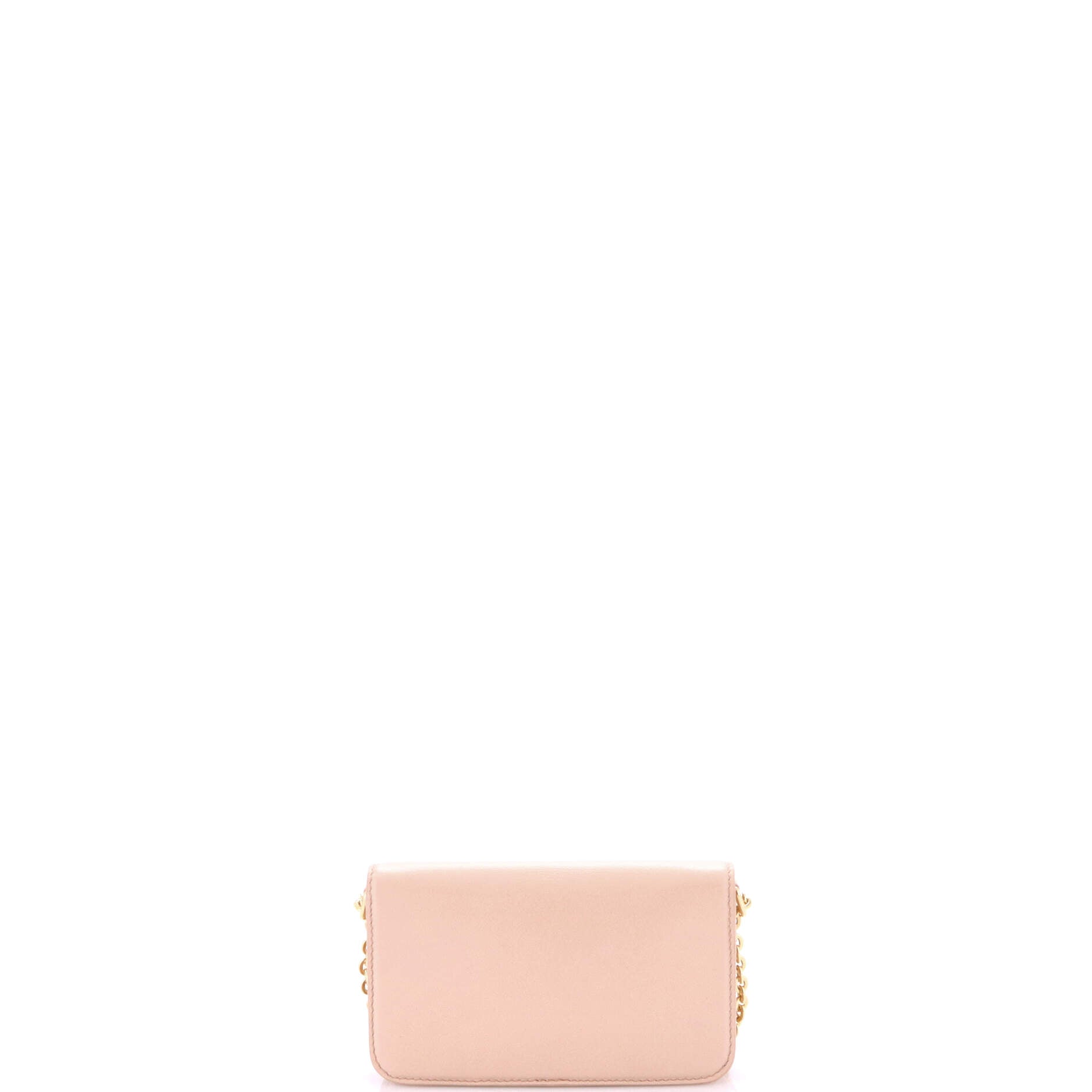 Pre Owned Louis Vuitton LV Bloom Wallet on Chain Leather