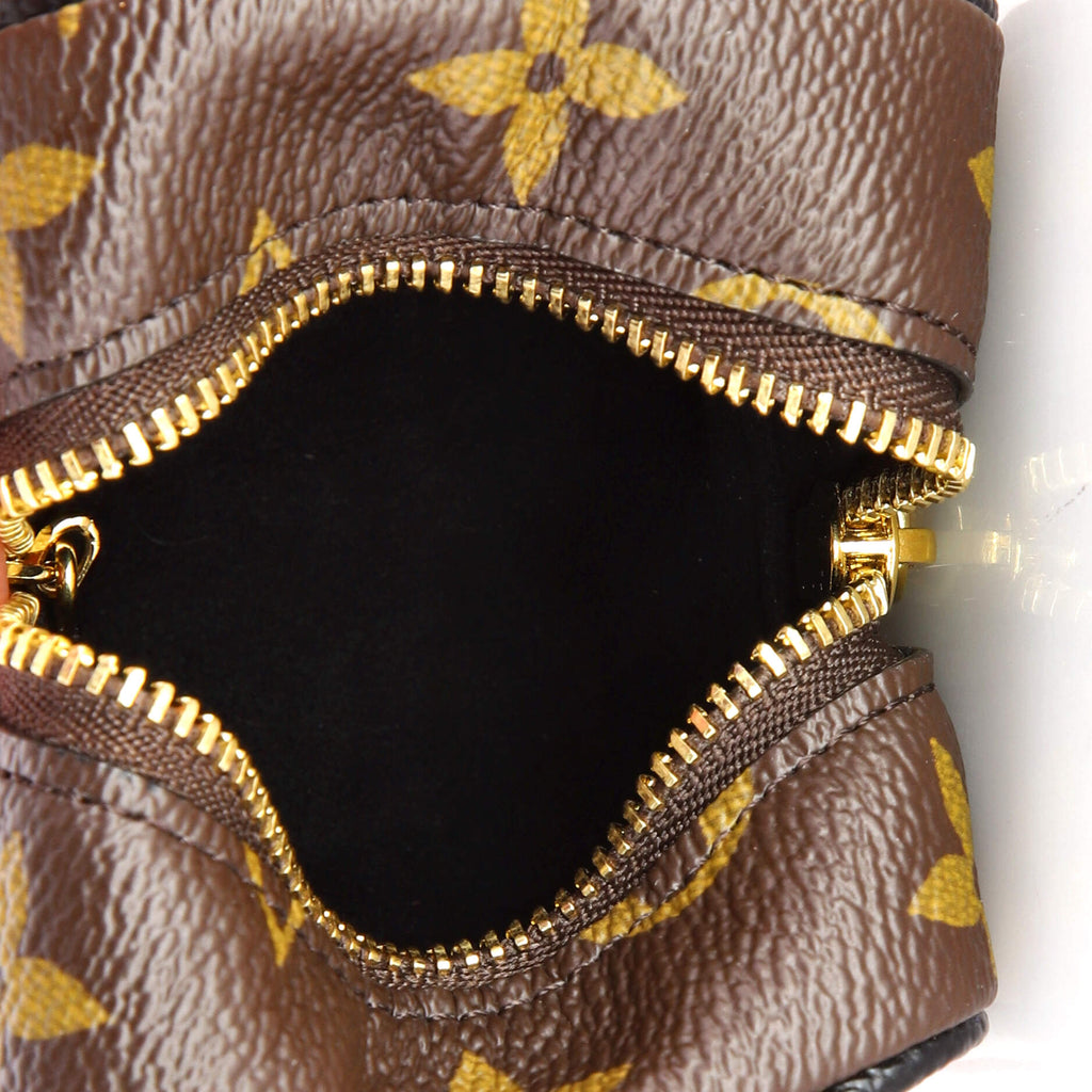 Pre Owned Louis Vuitton Game On Cube Coin Purse Keychain Limited Edition Game On Monogram Canvas