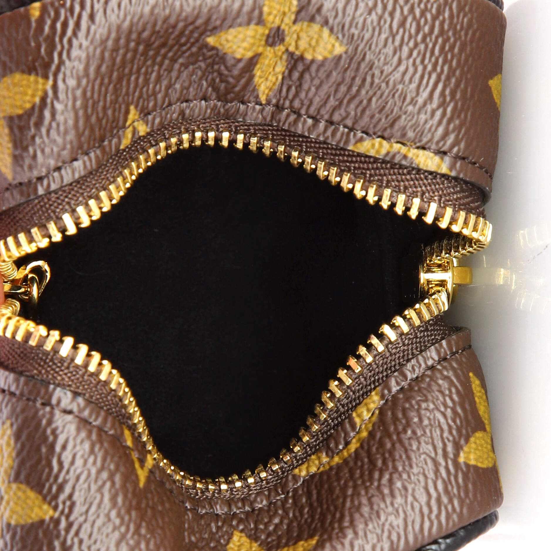 Pre Owned Louis Vuitton Game On Cube Coin Purse Keychain Limited Edition Game On Monogram Canvas