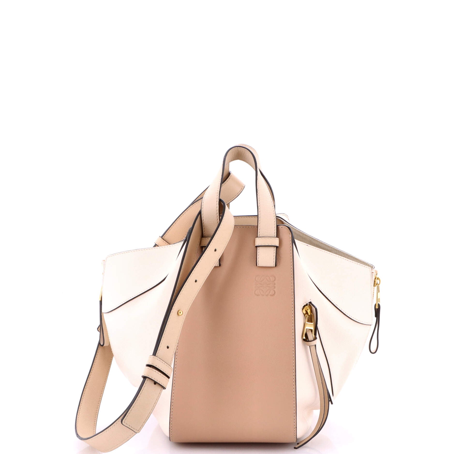 Pre Owned Loewe Hammock Bag Leather Small