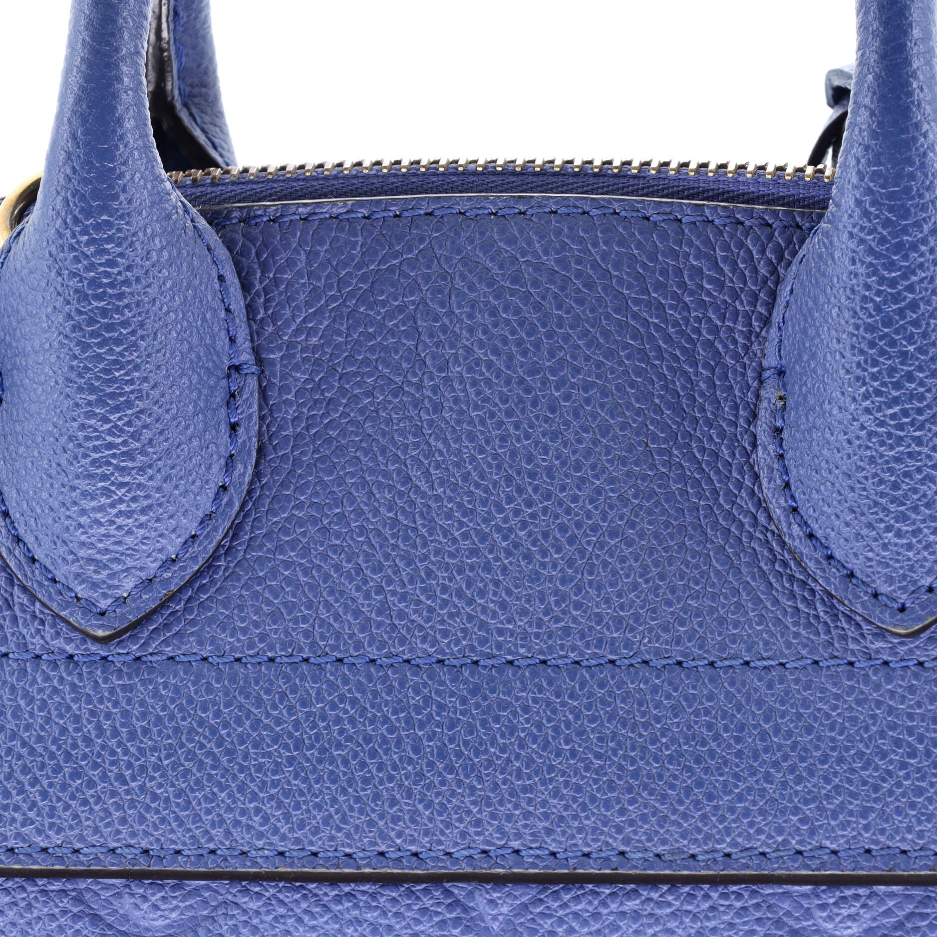 Pre Owned Louis Vuitton Pont Neuf Handbag Monogram Empreinte Leather Mini