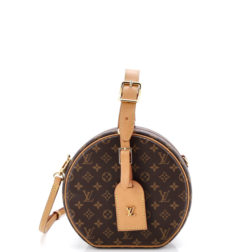 Pre Owned Louis Vuitton Petite Boite Chapeau Bag Monogram Canvas