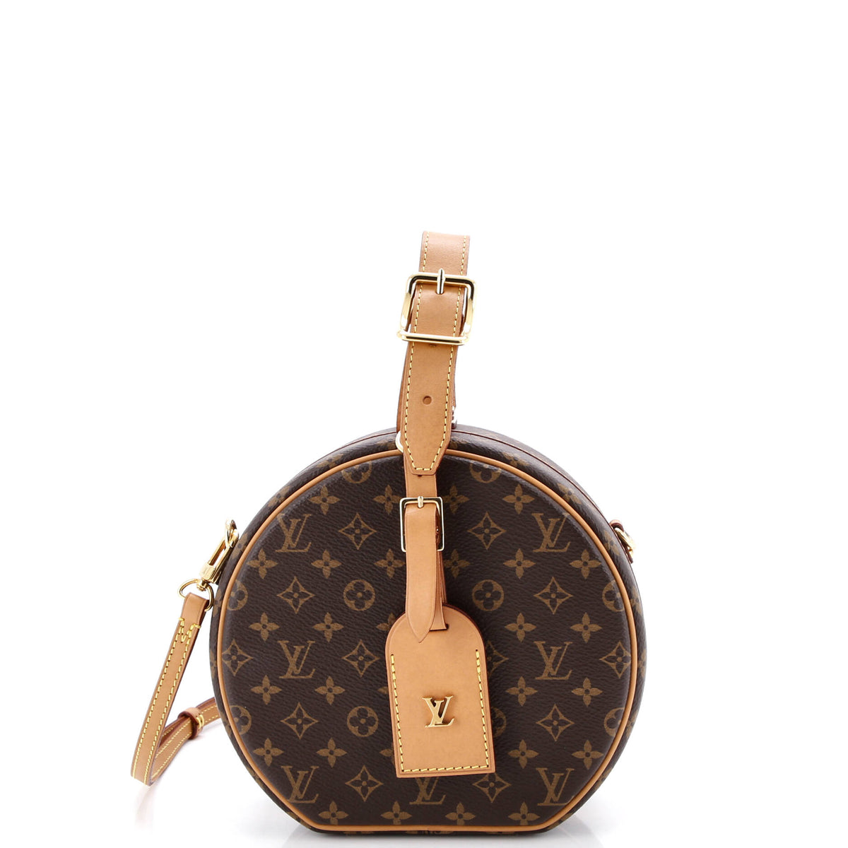 Pre Owned Louis Vuitton Petite Boite Chapeau Bag Monogram Canvas