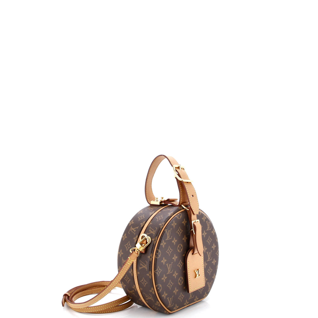 Pre Owned Louis Vuitton Petite Boite Chapeau Bag Monogram Canvas