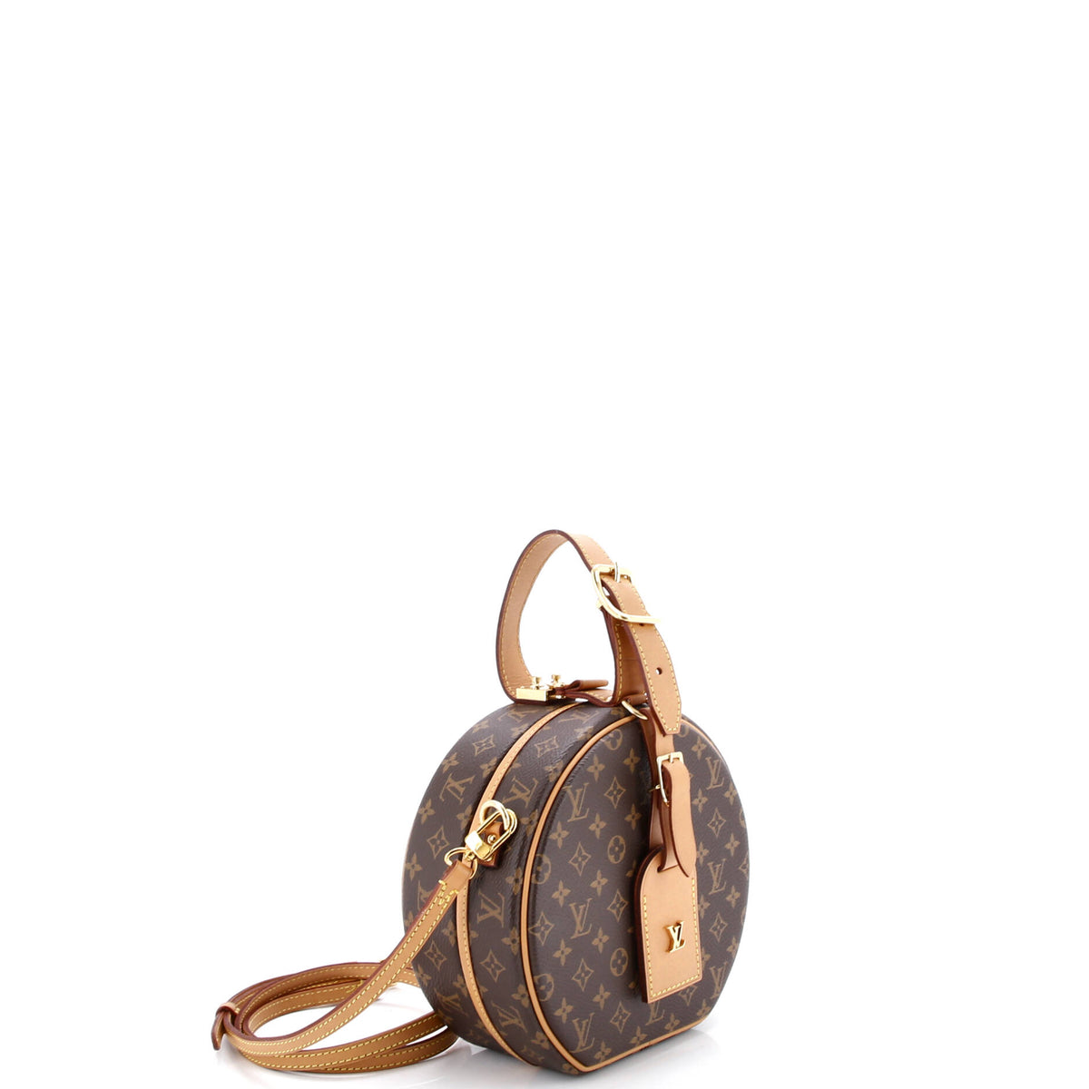 Pre Owned Louis Vuitton Petite Boite Chapeau Bag Monogram Canvas