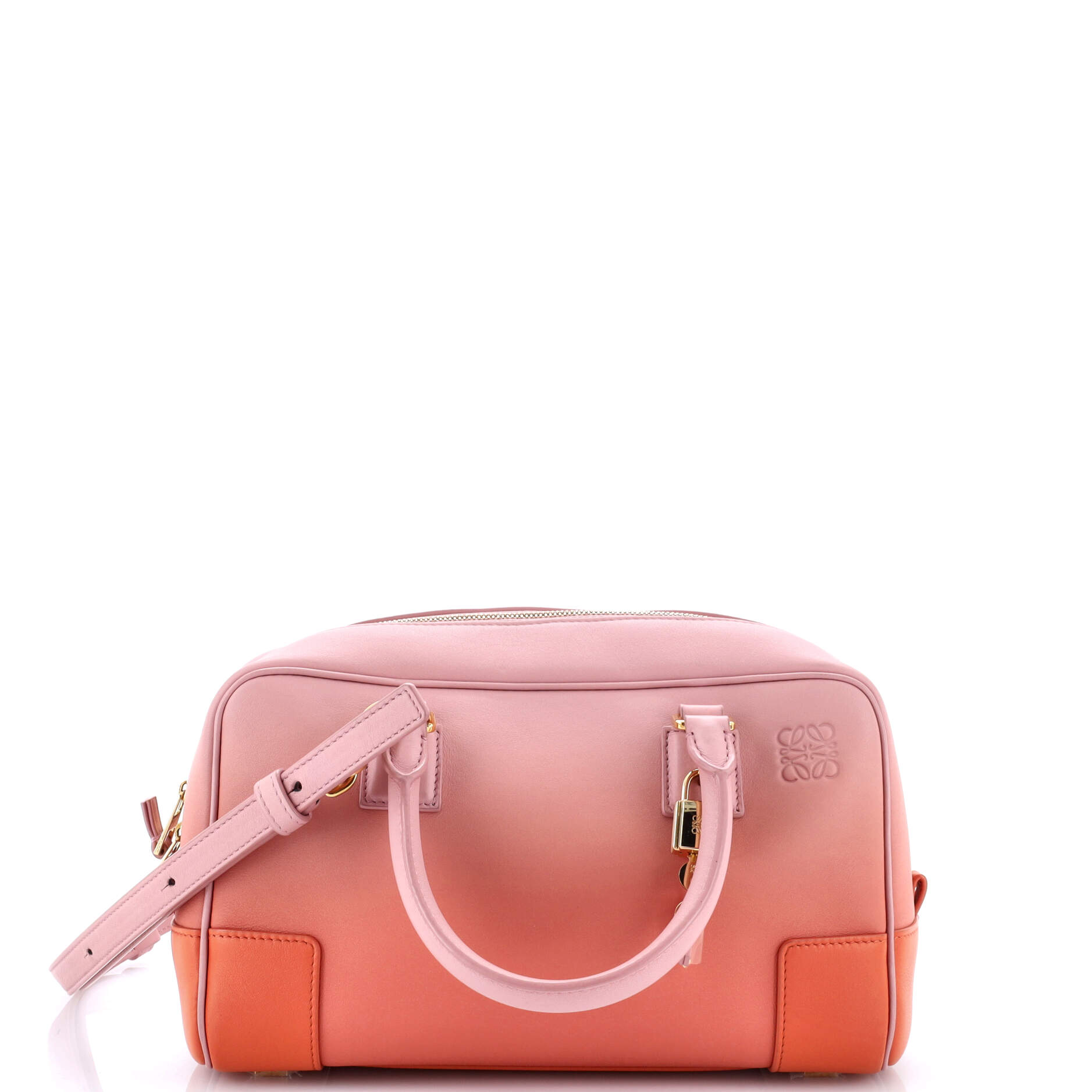 Pre Owned Loewe Amazona Bag Degrade Leather 23