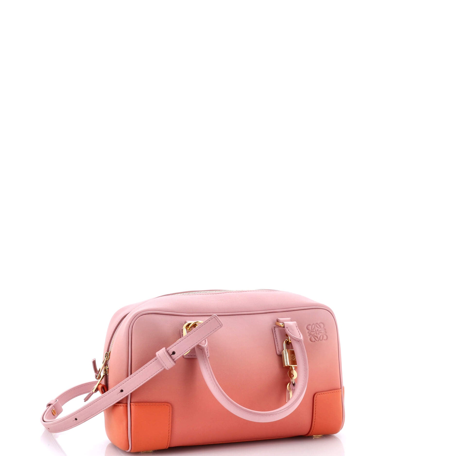 Pre Owned Loewe Amazona Bag Degrade Leather 23