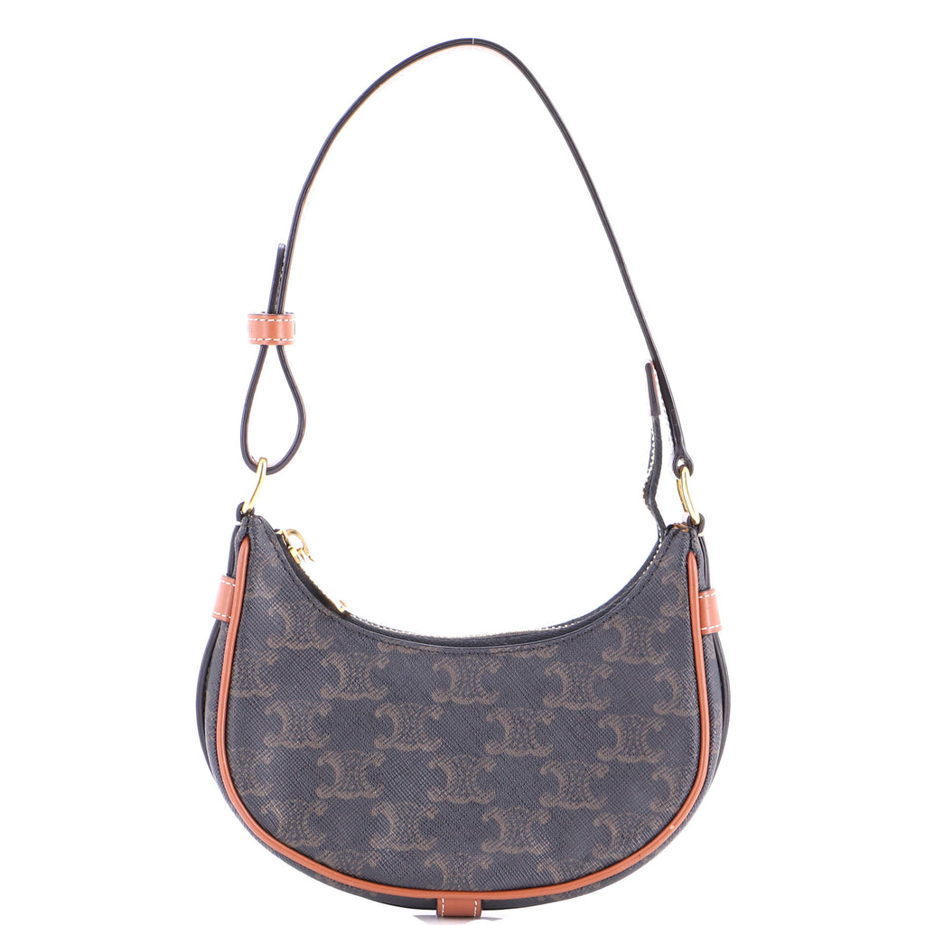 Pre owned Celine Ava Bag Triomphe Coated Canvas Mini